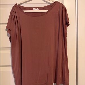 Maurices Dusty Rose Short Sleeve Top